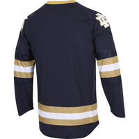 Navy Notre Dame Fighting Irish Replica Hockey Jersey