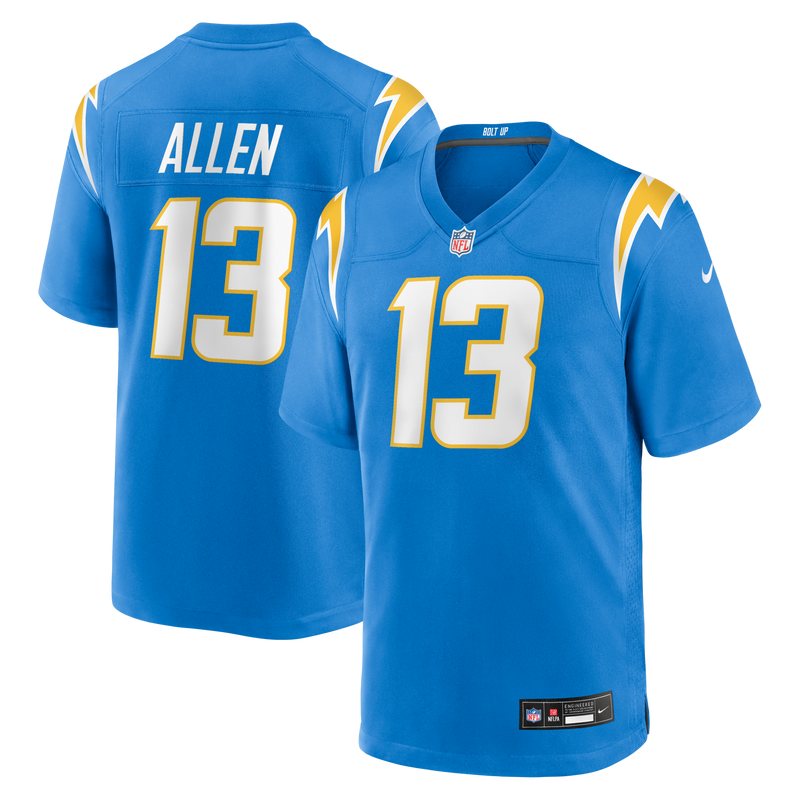 Los Angeles Chargers Keenan Allen Powder Blue Game Player Jersey