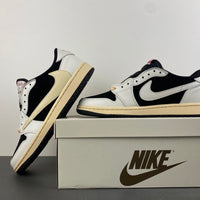 Low Top Sneakers, White Black Colorway, Leather Footwear, Reverse Hook Design, Lace Up Design, Casual Gift for Sneaker Fans
