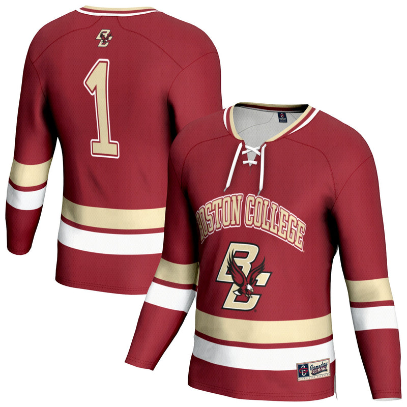 Boston College Eagles Lightweight Hockey Team Fashion Jersey - Maroon