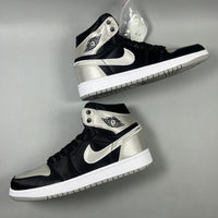 High Top Sneakers, Silver Colorway, Lace Up Design, Casual Gift for Sneaker Fans