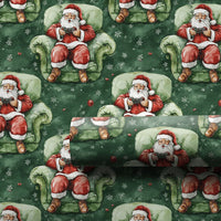 Video Game Christmas Gift Wrap, Gamer Santa Wrapping Paper, Humorous Gaming Santa Wrapping Paper, Tech Lover Holiday Paper Roll