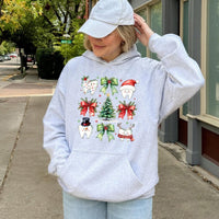 Holiday Dentist Graphic Hoodie, Adorable Tooth Dental Christmas Hoodie, Dental Hygienist Xmas Sweatshirt, Dental Assistant Holiday Pullover