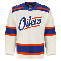 Edmonton Oilers Light Beige Alternate Authentic Pro Jersey