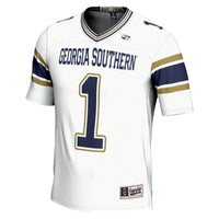 #1 Georgia Southern Eagles Endzone Football Jersey - White