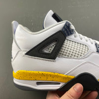 Low Top Sneakers, White Black Yellow Colorway, Lace Up Design, Casual Gift for Sneaker Fans
