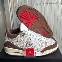 Low Top Sneakers, White Brown Colorway, Lace Up Design, Casual Gift for Sneaker Fans