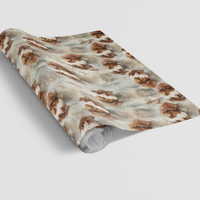 Festive Dog Breed Holiday Gift Wrap Roll, Brittany Spaniel Christmas Wrapping Paper, Winter Puppy Present Paper, Dog Lover Xmas Gift Wrap