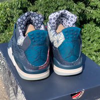 Sneakers, Navy White Colorway, Lace Up Design, Casual Gift for Sneaker Fans