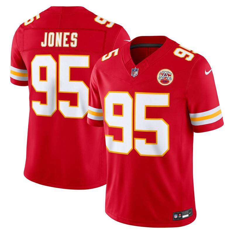 Kansas City Chiefs Chris Jones Red Team Stitched Limited Jersey