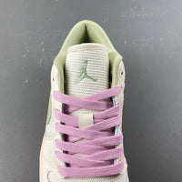 Low Top Sneakers, Off White Green Colorway, Lace Up Design, Casual Gift for Sneaker Fans