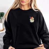 Retro Santa Christmas Crewneck, Vintage Santa Sweatshirt, Santa Claus Graphic Sweater, Comfy Holiday Sweatshirt, Festive Christmas Present