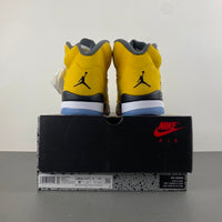 High Top Sneakers, Yellow Colorway, Lace Up Design, Casual Gift for Sneaker Fans