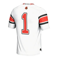 #1 Cornell Big Red Football Jersey - White