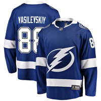 Tampa Bay Lightning Andrei Vasilevskiy Blue Home Breakaway Player Jersey