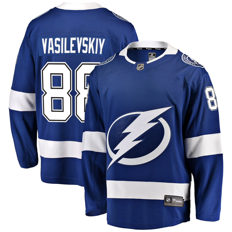 Tampa Bay Lightning Andrei Vasilevskiy Blue Home Breakaway Player Jersey