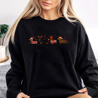 Adorable Wiener Dog Holiday Sweatshirt, Dachshund Christmas Sweatshirt, Retro Pet Lover Xmas Crewneck, Dachshund Dog Sweatshirt, Dog Mom Present