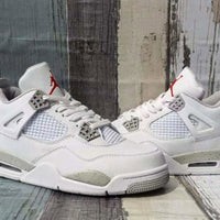 Sneakers, White Gray Silver Colorway, Lace Up Design, Casual Gift for Sneaker Fans