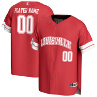 Louisville Cardinals NIL Pick-A-Player Baseball Lightweight Jersey - Red