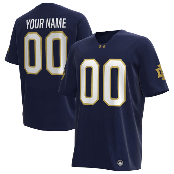 Notre Dame Fighting Irish Custom Replica Football Jersey - Navy