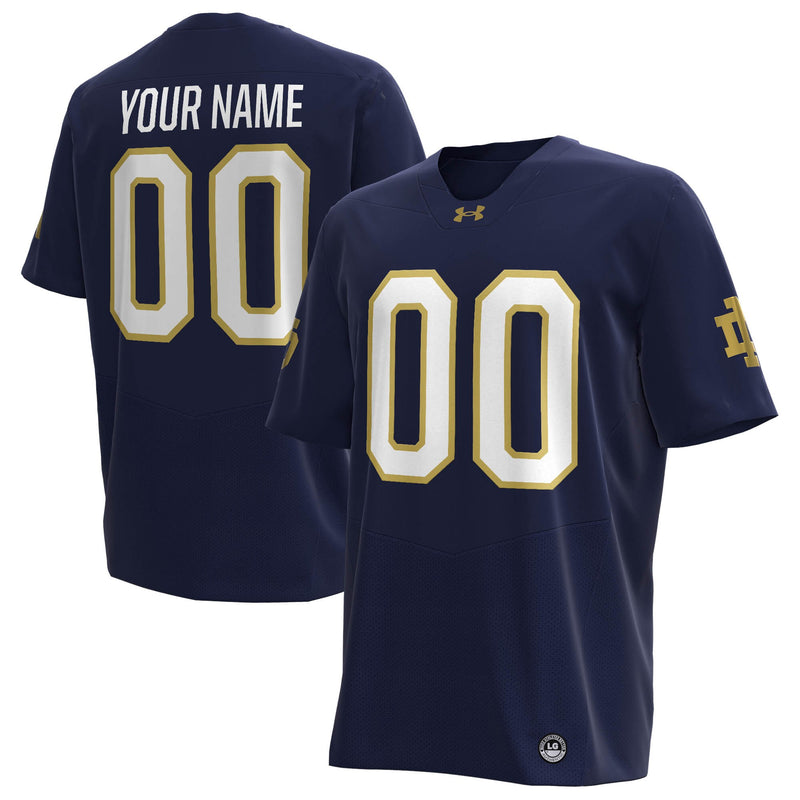 Notre Dame Fighting Irish Custom Replica Football Jersey - Navy