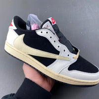 Low Top Sneakers, White Black Colorway, Leather Footwear, Reverse Hook Design, Lace Up Design, Casual Gift for Sneaker Fans