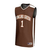 #1 Bowling Green St. Falcons Lightweight Basketball Fashion Jersey - Brown