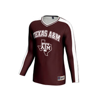 Texas A&M Aggies #12 Lightweight Volleyball Fashion Jersey - Maroon