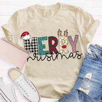 Festive Holiday Graphic Tee, Merry Christmas T-Shirt, Retro Xmas Party Shirt, Adorable Winter Season Tee, Christmas Holiday Present for Men Women