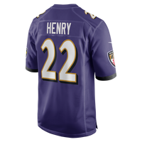 Baltimore Ravens Derrick Henry Purple Game Player Jersey