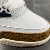 Low Top Sneakers, White Black Brown Colorway, Reverse Hook Design, Lace Up Design, Casual Gift for Sneaker Fans