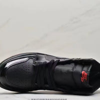 Sneakers, Black Red Colorway, Lace Up Design, Casual Gift for Sneaker Fans