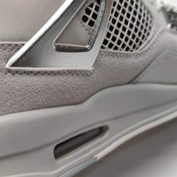Sneakers, Silver Colorway, Metallic Finish, Lace Up Design, Casual Gift for Sneaker Fans