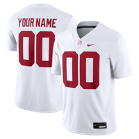 Alabama Crimson Tide Custom Game Jersey - White