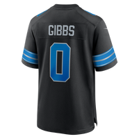 Detroit Lions Jahmyr Gibbs Black 2nd Alternate Game Player Jersey