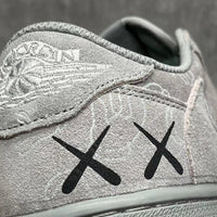 Low Top Sneakers, Gray Colorway, Reverse Hook Design, Lace Up Design, Casual Gift for Sneaker Fans