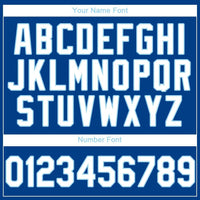 Custom Baseball Jersey - Royal White-Light Blue