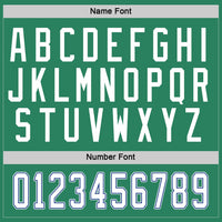Custom Hockey Jersey - Kelly Green White-Royal