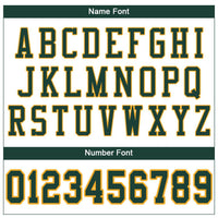 Custom Football Jersey - White Green-Gold Mesh Authentic