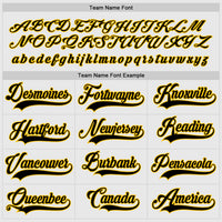Custom Hockey Jersey - White Black-Gold